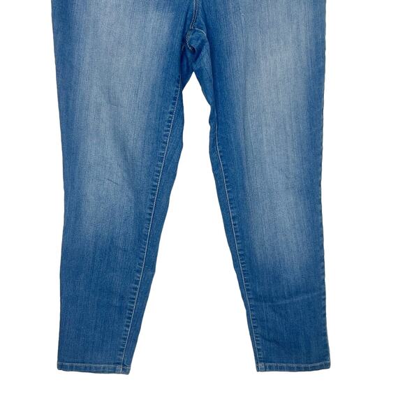 GREAT NORTHWEST INDIGO Skinny Jeans Mid Rise Medium Wash Stretch Denim Size 12 - Picture 3 of 8